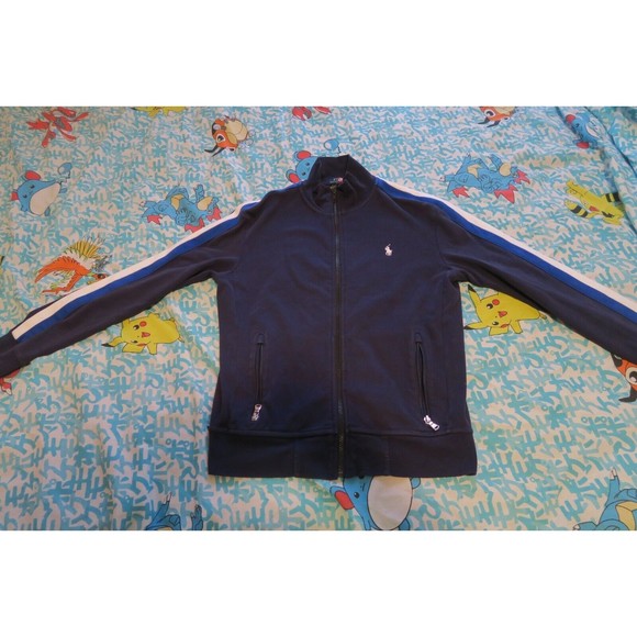 Polo Ralph Lauren Performance Mens Small Navy Blue Full Zip